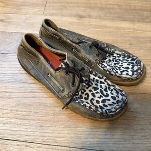 Twisted X Leopard Print and Brown Women's Shoes